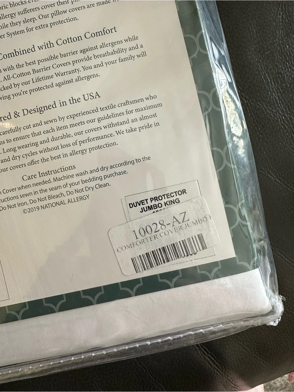 National Allergy all cotton